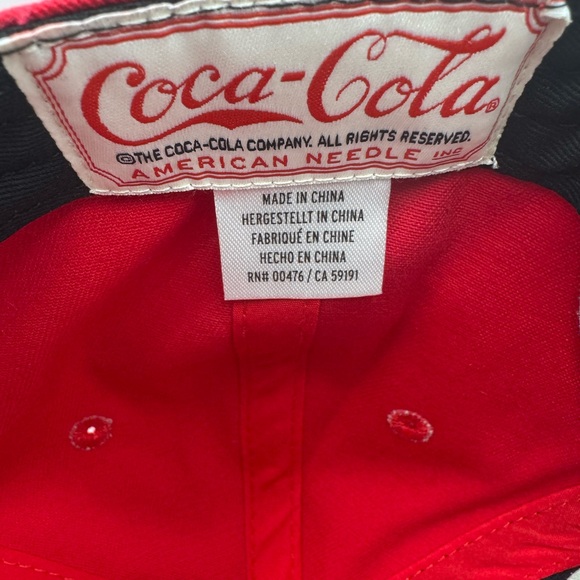 Unisex Coca-Cola Classic Red and Black Adjustable Cap.  New With Tags - Picture 3 of 5